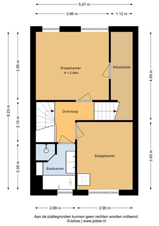 Floorplan - Kubboot 22, 3751 ZJ Bunschoten-Spakenburg